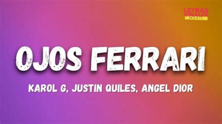 'Ojos Ferrari' - colombiana Canción