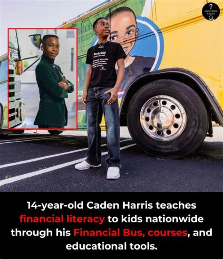 14-YEAR-OLD CADEN HARRIS TEACHES KIDS FINANCIAL LITERACY