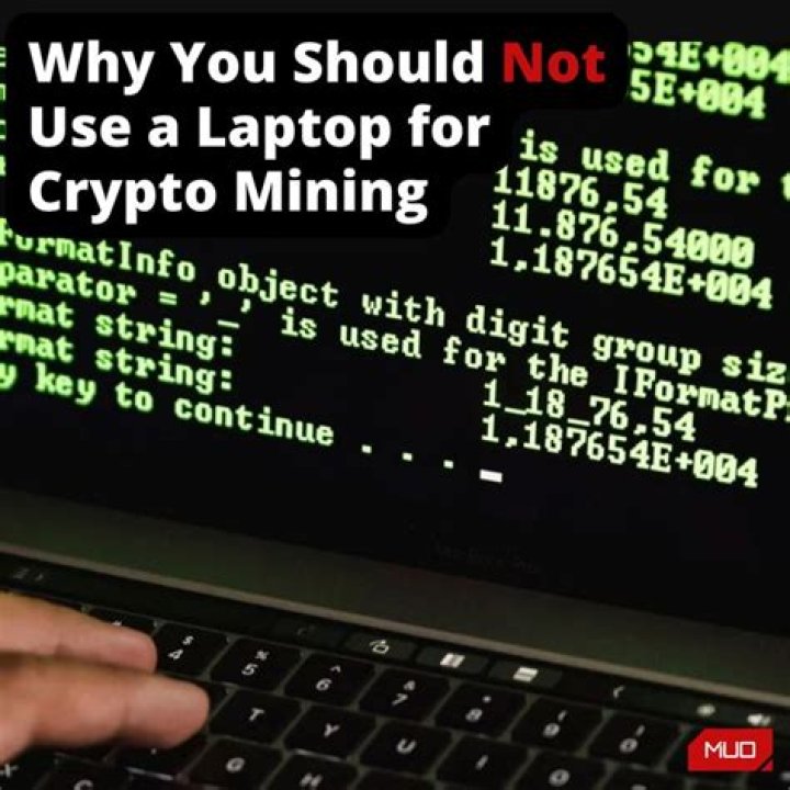 3 Reasons You Shouldn't Use a Laptop for Crypto Mining