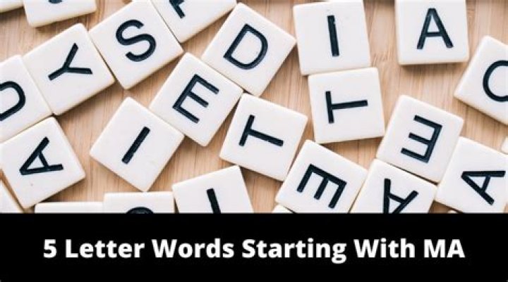 5 Letter Words Starting with MA