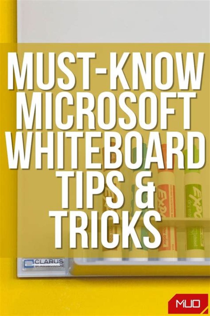 5 Microsoft Whiteboard Tips & Tricks You Should Try Out Today