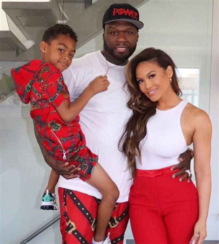 50 CENT, SON, AND EX-GIRLFRIEND DAPHNE JOY POSE IN FAMILY PHOTO