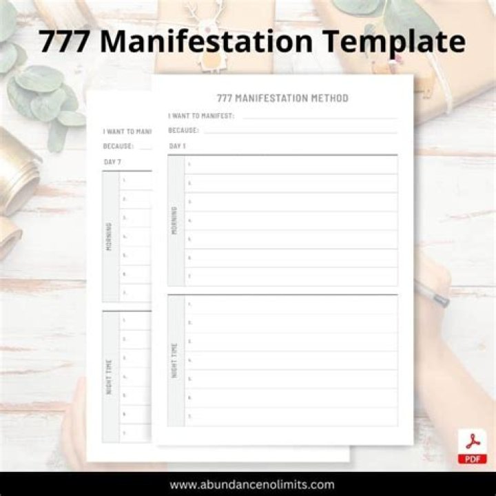 777 Manifestation Technique