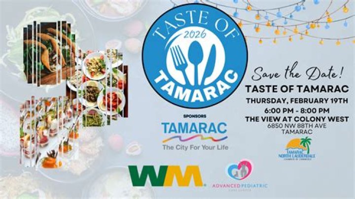 	8th Annual Taste of Tamarac set for Oct. 29	