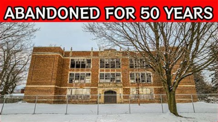 	A school sat abandoned for decades. It might finally be coming down.	