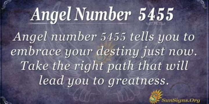 Angel Number 5455 Meaning And Significance