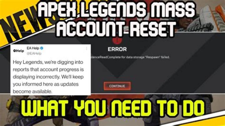 Apex Legends Accounts Reset to Level 1