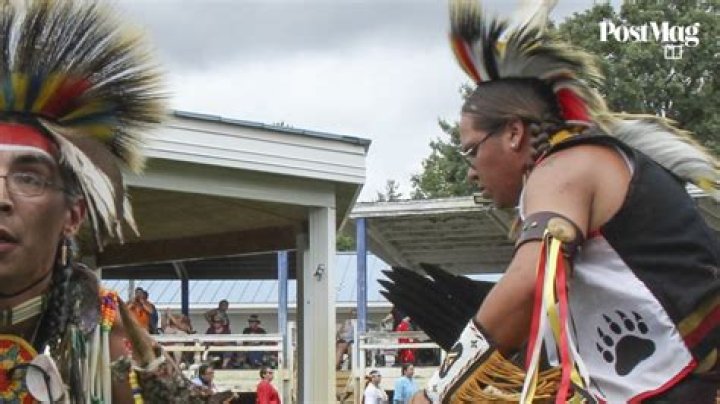 At a Native American pow-wow in Wisconsin – once oppressed people finding their place in modern US
