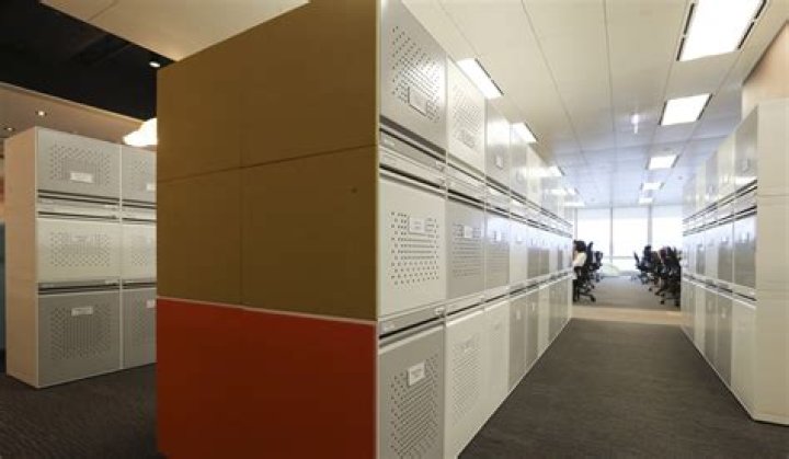 At Citi’s new sharing office, staff are assigned lockers, not desks