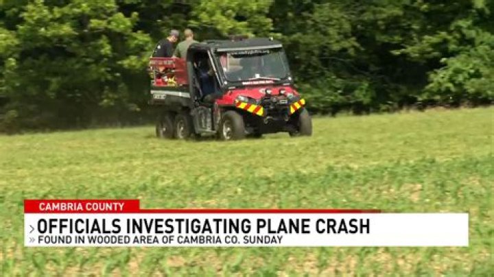 Authorities use DNA to ID victims of Cambria County plane crash