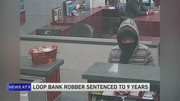 	BANK ROBBER SENTENCED	