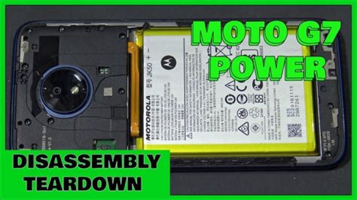 Battery problem on Moto G7 Power after replacement