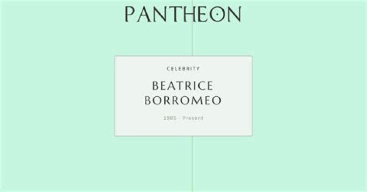 Beatrice Borromeo Biography
