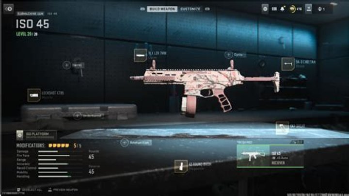 Best ISO 45 Warzone loadout: Class setup, attachments & perks