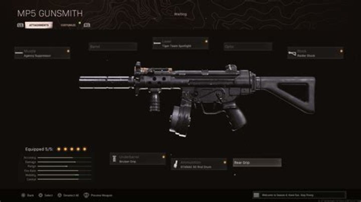 Best MP5 Warzone Season 4 Loadout