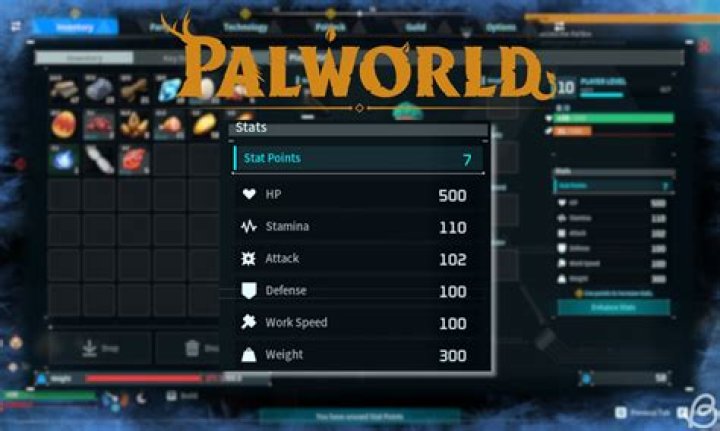 Best stats to upgrade in Palworld