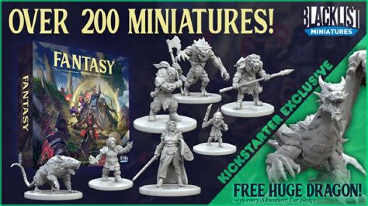 Blacklist Miniatures Fantasy Set 1 - Failed $1M Kickstarter
