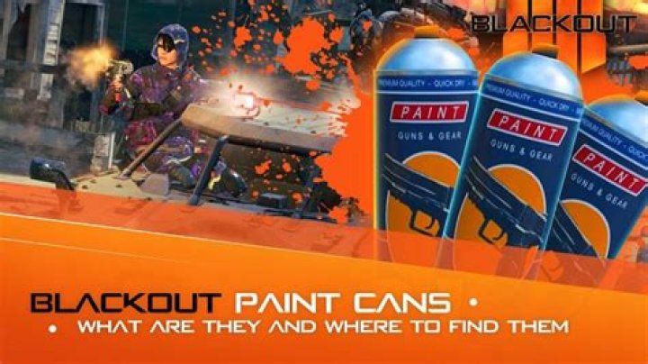 Blackout Paint Cans: What's the Quickest Way to Collect Them
