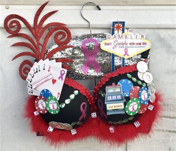 	Bras decorated for a good cause	