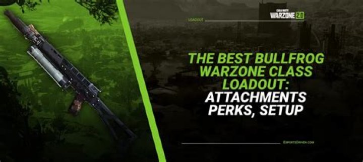 Bullfrog Loadout Warzone: Best Attachments to Use
