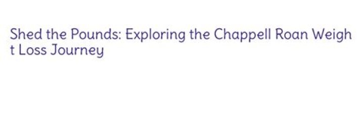 Chappell Roan: Exploring Weight And Height