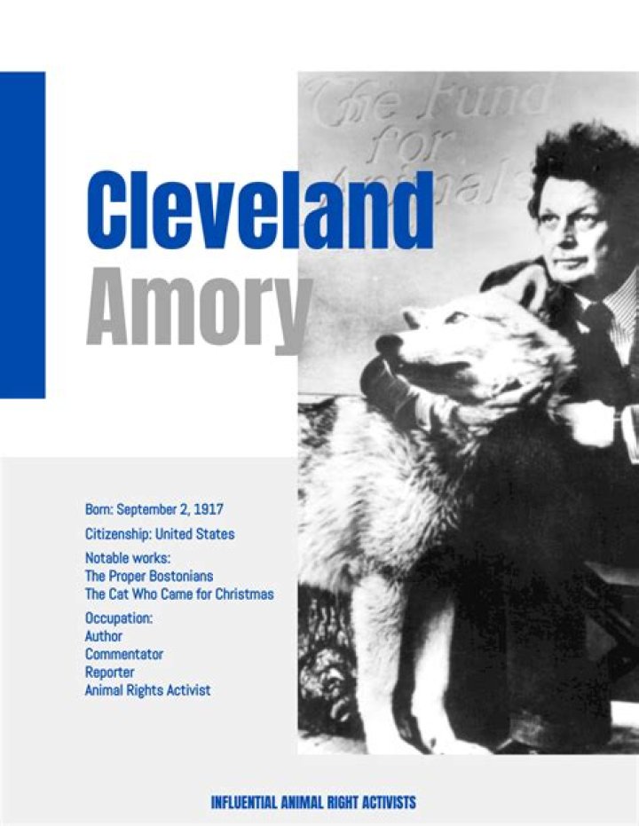 	CLEVELAND AMORY MAKES CATS ACCEPTABLE IN POLITE SOCIETY	