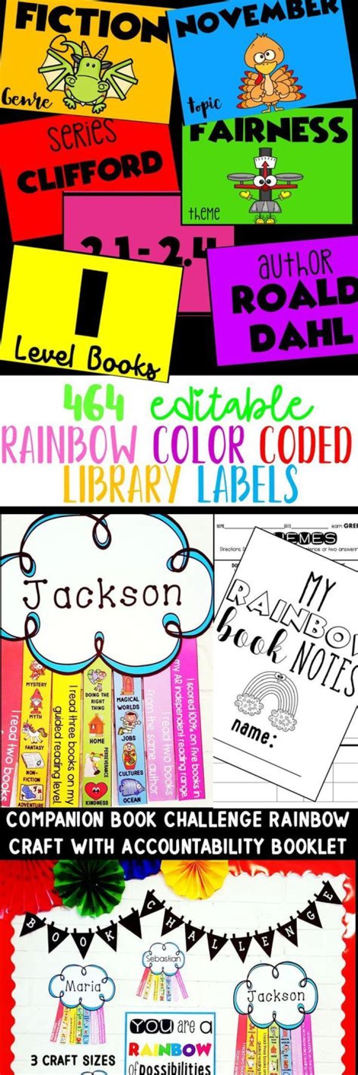 Color Coded Library Helps My Readers Grow!