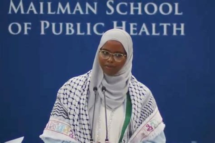 Columbia student's mic cuts out during anti-Israel commencement speech: 'Dystopian'