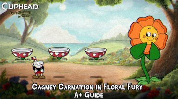 Cuphead: How to Beat Floral Fury (Cagney Carnation)