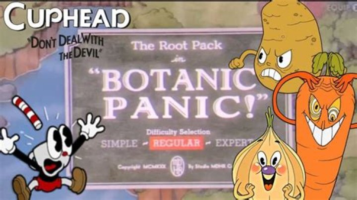 Cuphead: How to Beat The Root Pack (Botanic Panic)