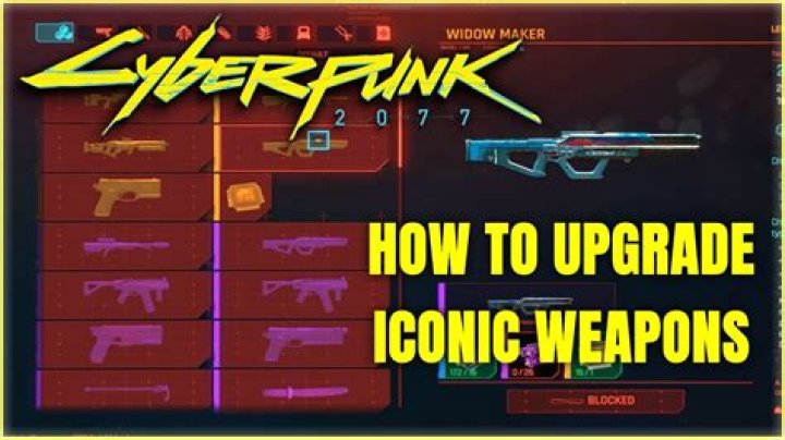 Cyberpunk 2077: How to Upgrade Iconic Weapons