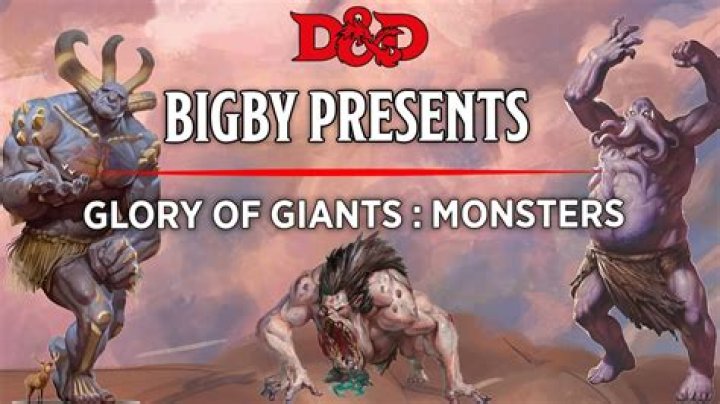 D&D 5E - Check Out Some (Minor) Monster Reveals From Bigby Presents: Glory of the Giants!