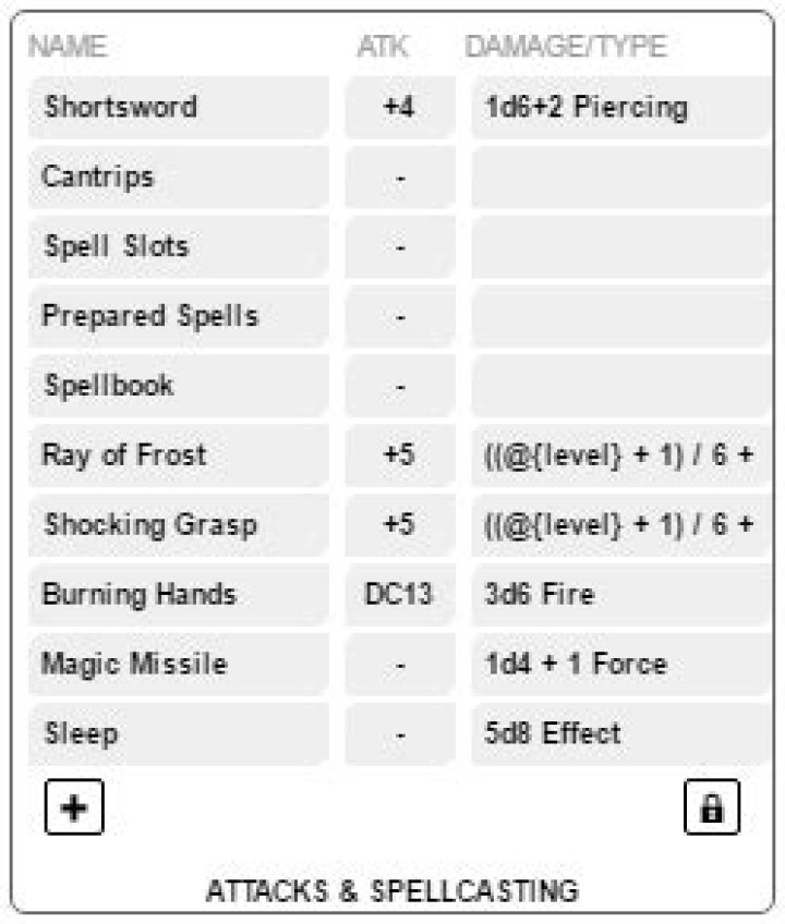 D&D 5E - spells with attack rolls?