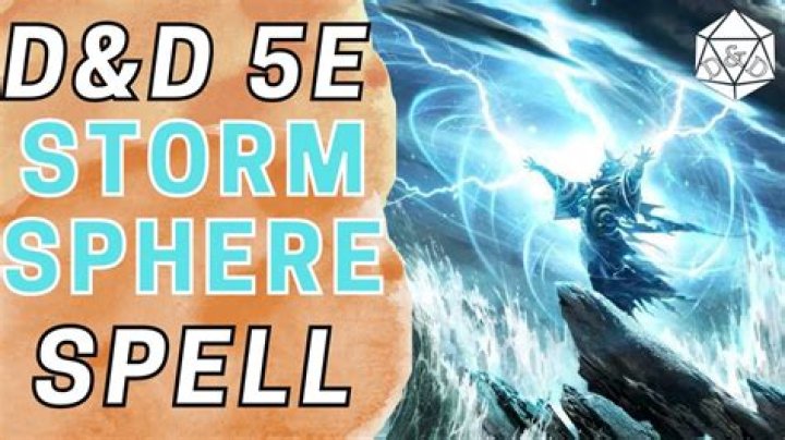 D&D 5E - Storm Sphere (5E) value?