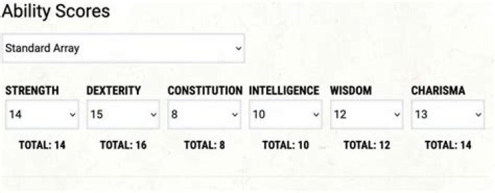 D&D General - Order of ability scores