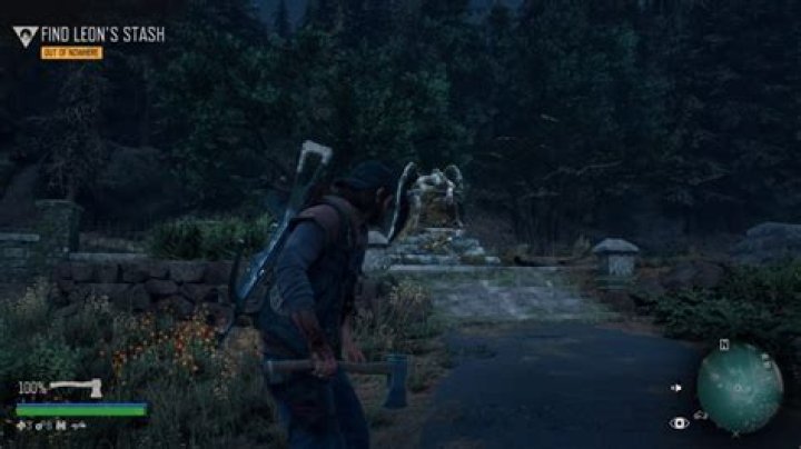 Days Gone: Where the Angel Statue Is in the Graveyard (Out of Nowhere Mission)