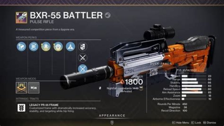 Destiny 2: How to Get BxR-55 Battler Legendary Pulse Rifle