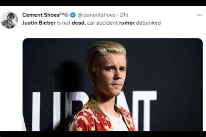 Did Justin Bieber die in a car crash? Viral article debunked 