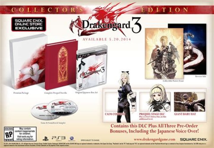 Drakengard 3 launches May 20, Collector's Edition available