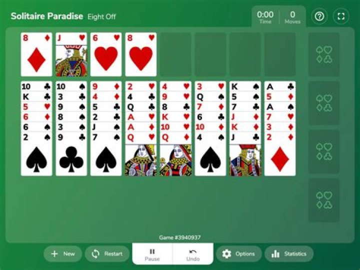 Eight Off - Play Online on SolitaireParadise.com