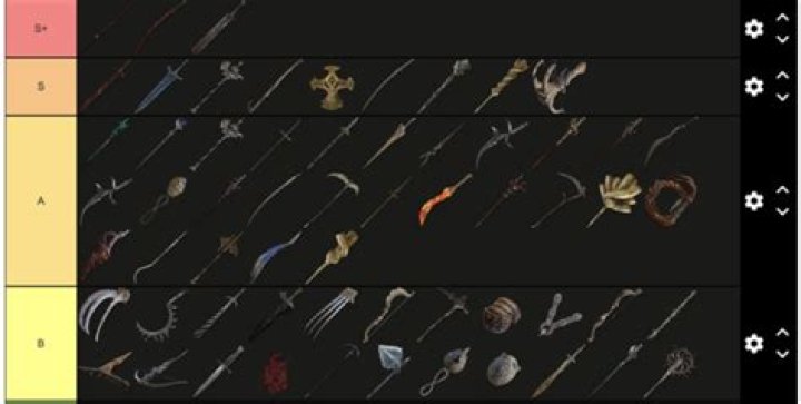 Elden Ring Weapon Tier List