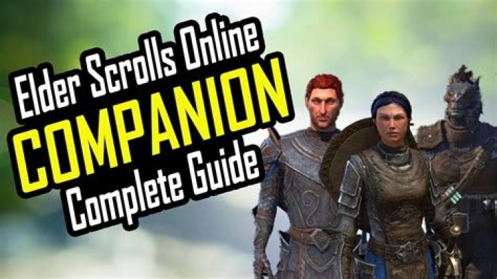 Elder Scrolls Online: Companions System Explained