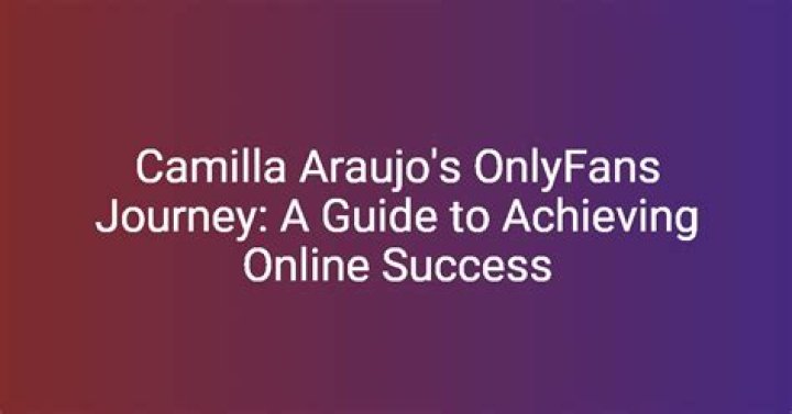 Exploring The World Of Camilla OnlyFans: A Comprehensive Guide