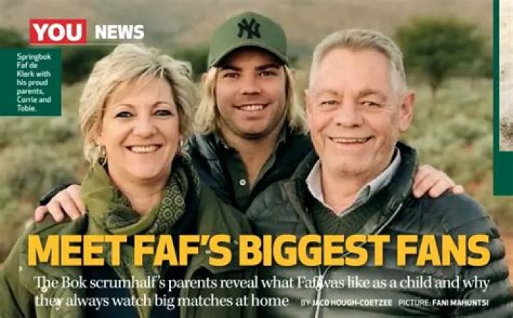 Faf De Klerk Parents