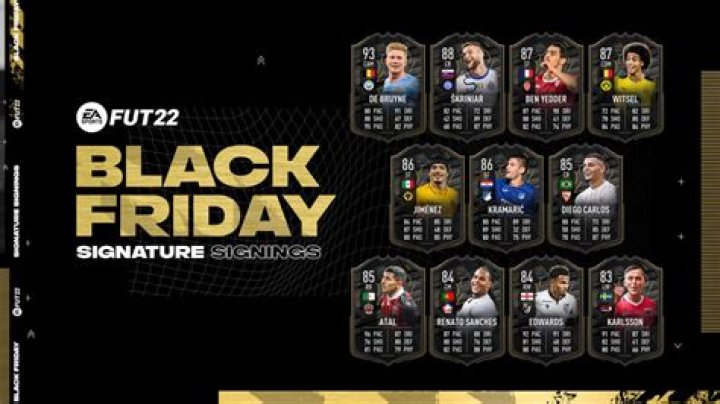 FIFA 22 Black Friday: What to Expect