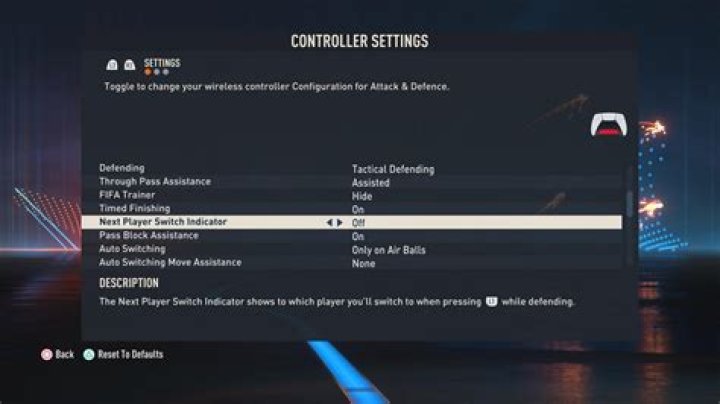 FIFA 22: How to Turn Off Player Change Arrow