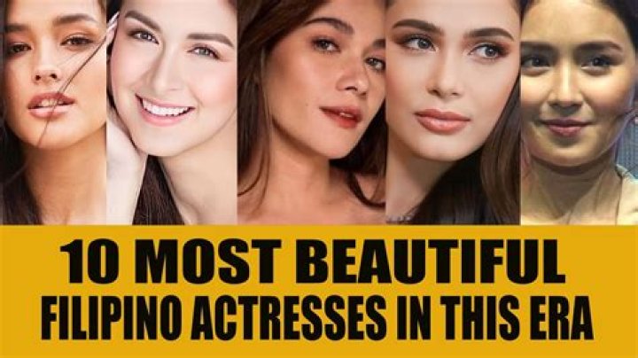 Filipina Actresses In Their 40s: A Celebration Of Talent And Beauty