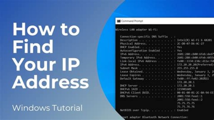 Find Out Your IP Address
