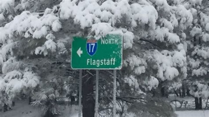 Flagstaff area gets snowfall as weather turns cooler, wetter