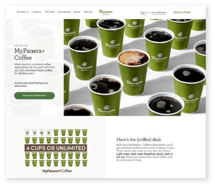 	Free coffee Wednesday at Panera	